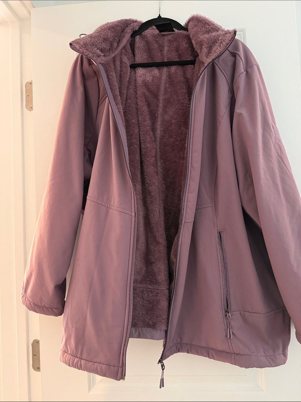 ZeroXposur Women's Mauve Plush-Lined Hooded Jacket
